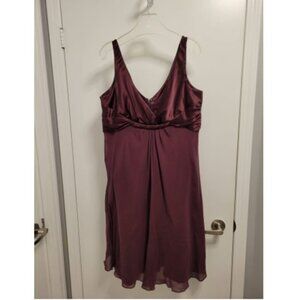 Burgundy Jones New York occasion empire waist dress size 16, worn once